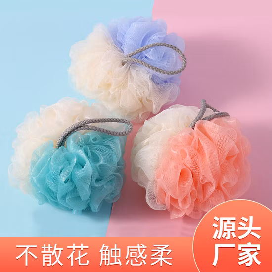 대형 마찰 가구 수세 목욕 꽃 거품이 이는 그물 부드러운 목욕 제품