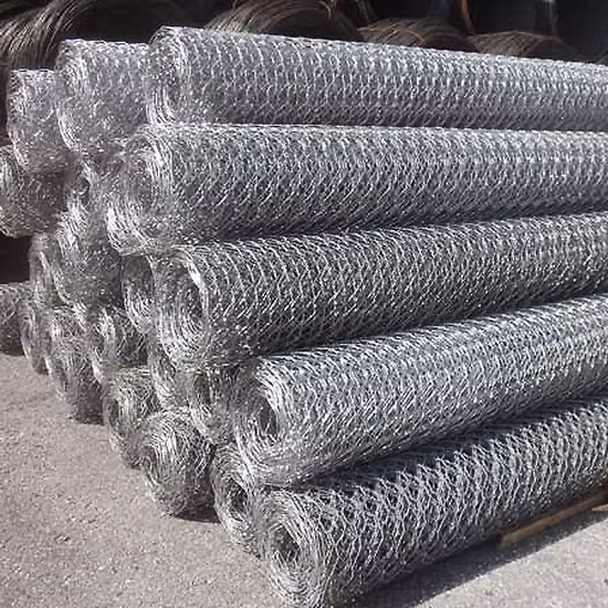 2.7mm 직경 6각형 철망사에 의하여 길쌈되는 Gabion 바구니