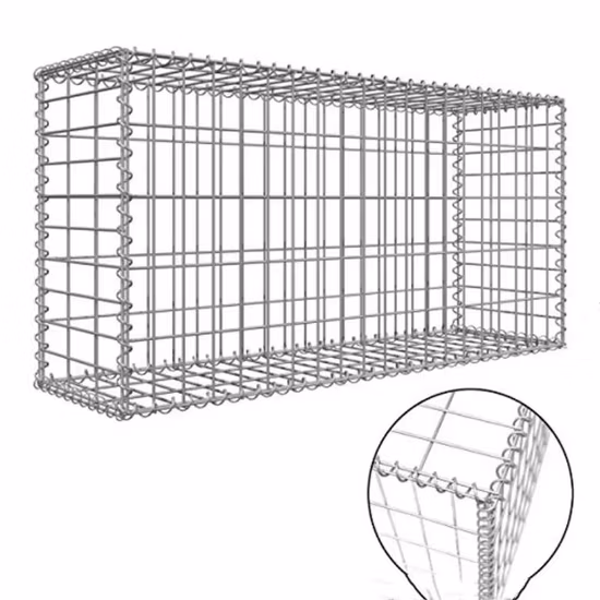 Bnak 강 보호를 위한 육각형 짠 돌망태 상자 바구니